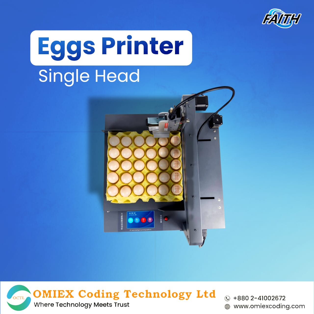 Eggs Printer Single Head